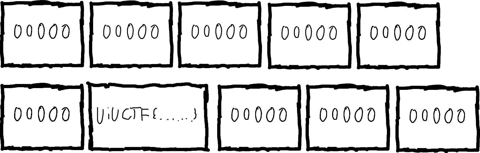 A bunch of neatly arranged blocks, one after another
